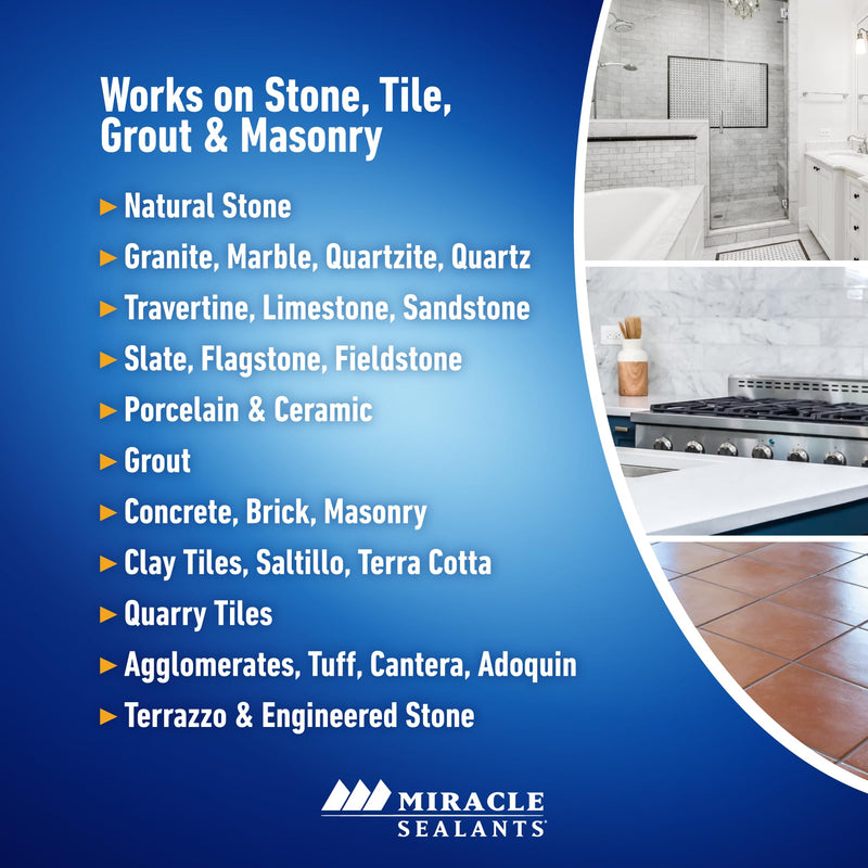 Miracle Sealants 511 H2O Plus Water-Based Penetrating Sealer, Quart