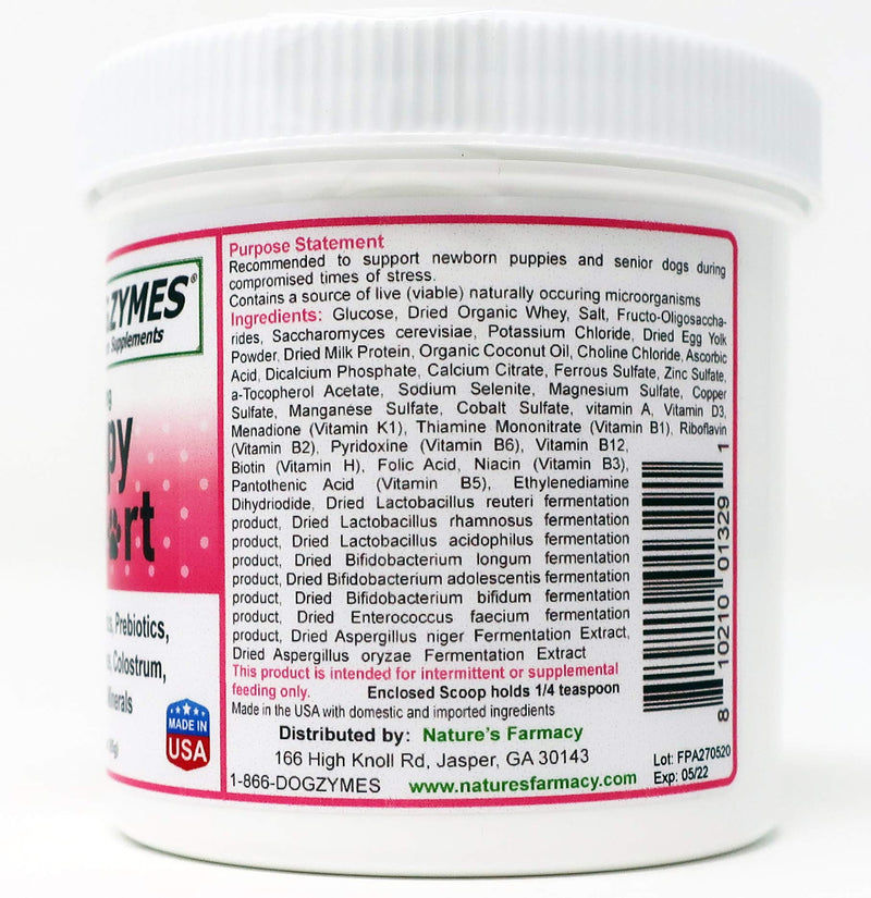 Dogzymes Fading Puppy Support Probiotics Prebiotics Enzymes Glucose Electrolytes Vitamins Minerals Mix 1 to 16 with Water 3 ounce - PawsPlanet Australia