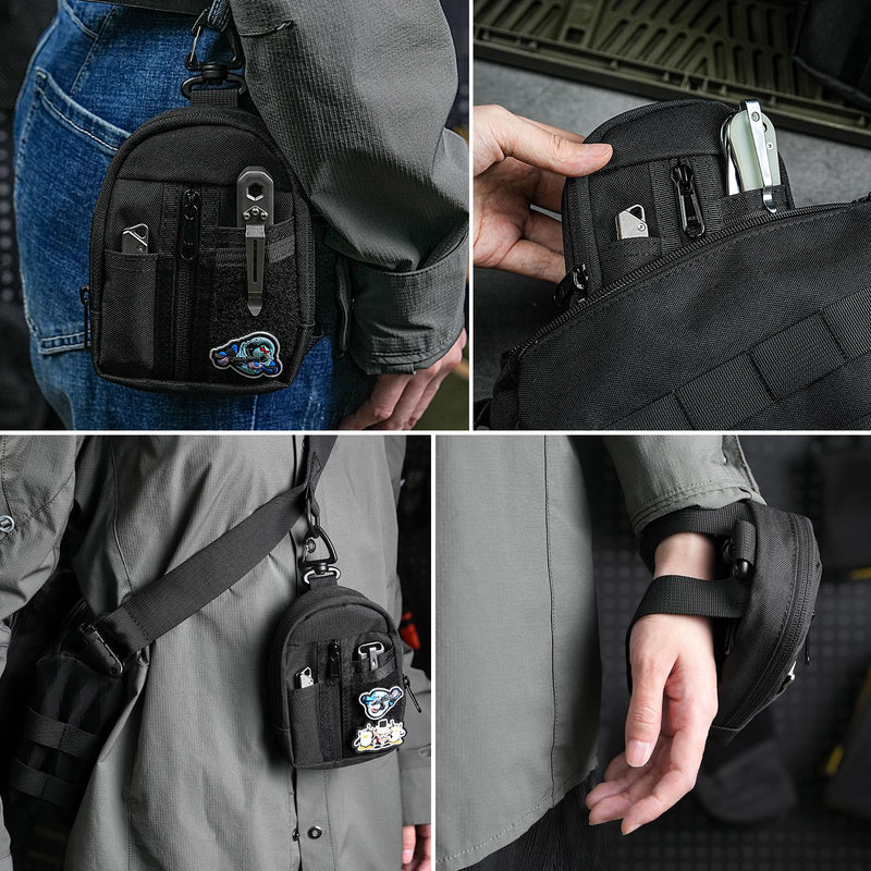 VIPERADE VE35 Small EDC Pouch, Tactical Keychain Pouch, Small EDC Organizer