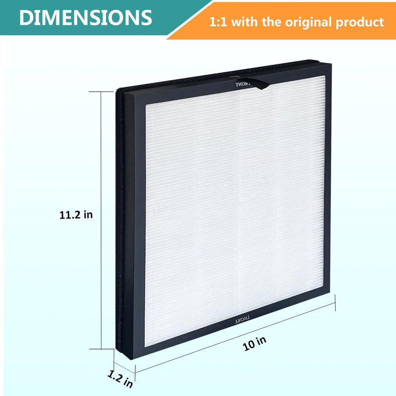 AP303 AP304 Replacement Filter for DAYETTE & Freshdew Air Purifier, 2-Pack
