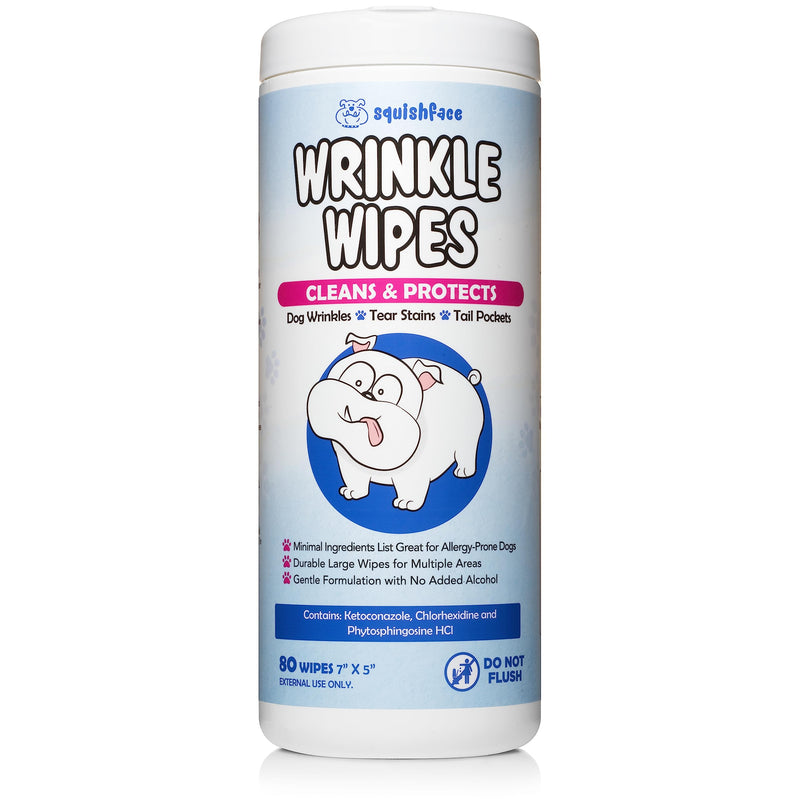 Squishface Wrinkle Paste + Wrinkle Wipes + Flexible Silicone Dog Wrinkle Cream Applicator Bundle - Softer, Cleaner Way to Clean Your Dog's Face - Great for All Breeds! - NewNest Australia
