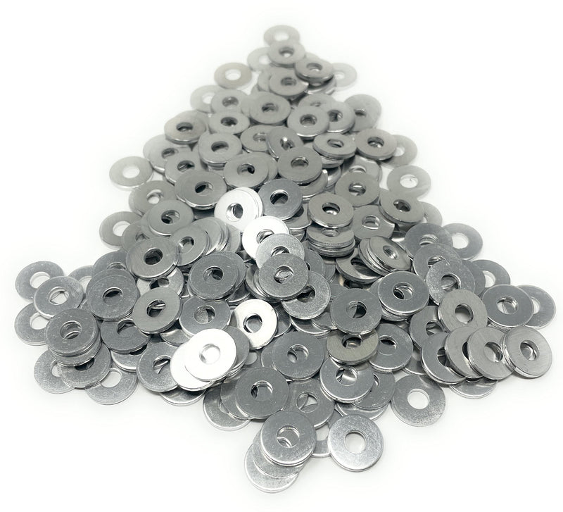 Metal Magery Aluminum Backup POP Rivet Washers for 3/16" Diameter Rivets, Pack of 250