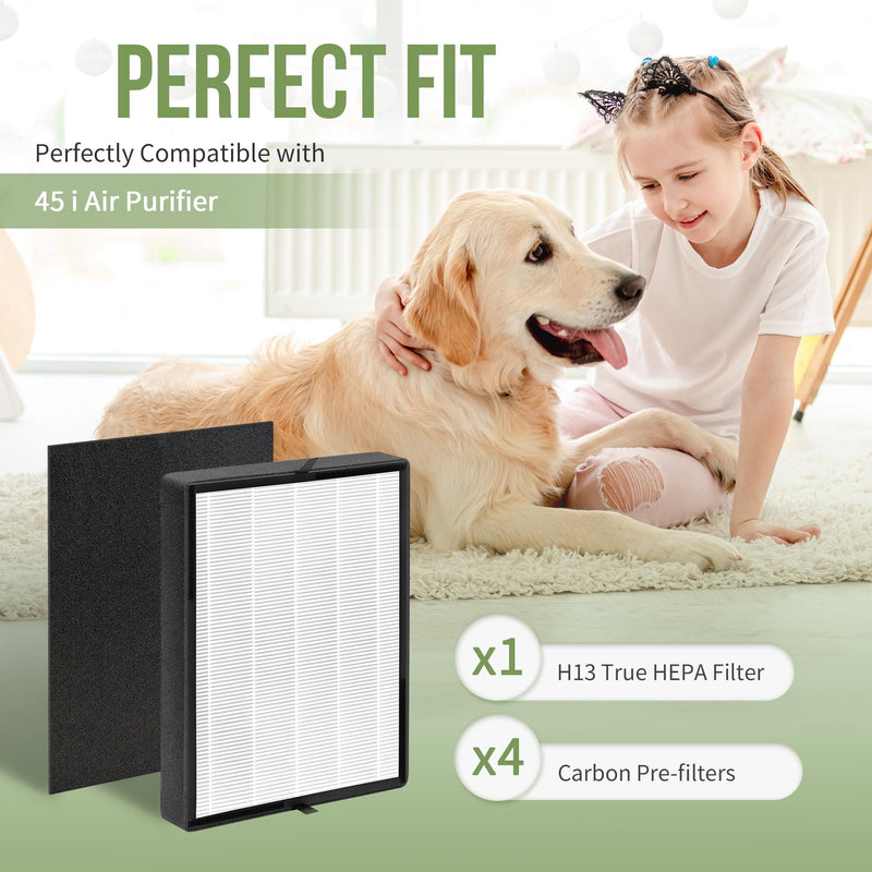 45i Filter Replacement for A-len Air Purifier 45i