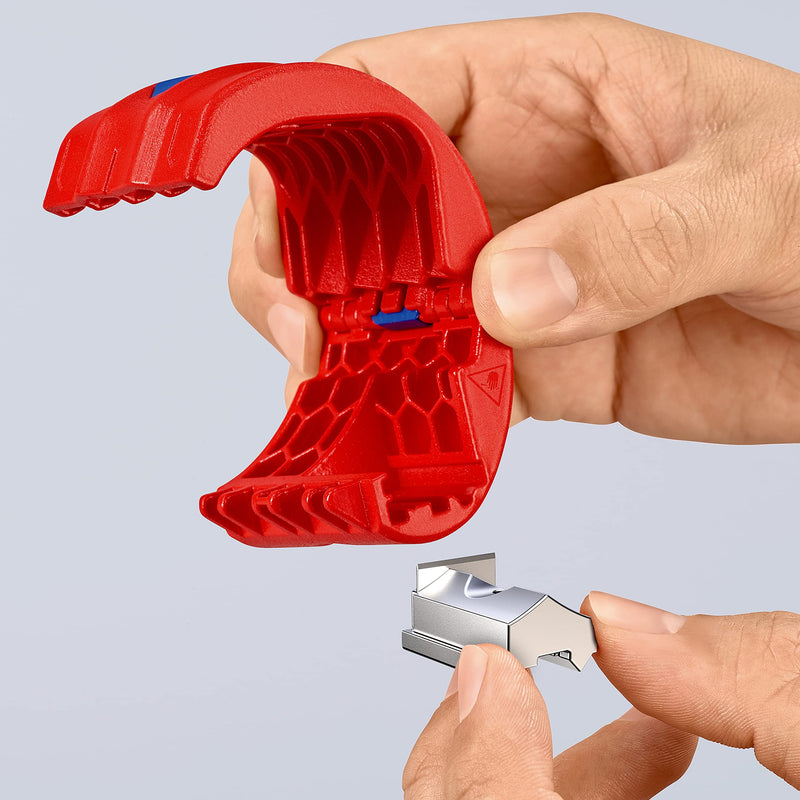 KNIPEX BiX Cutter for plastic pipes and sealing sleeves 20 – 50 mm 90 22 10 BK Single