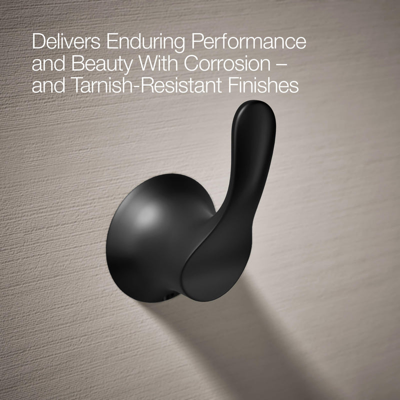 Kohler 27395-BL Simplice® Robe Hook, Matte Black