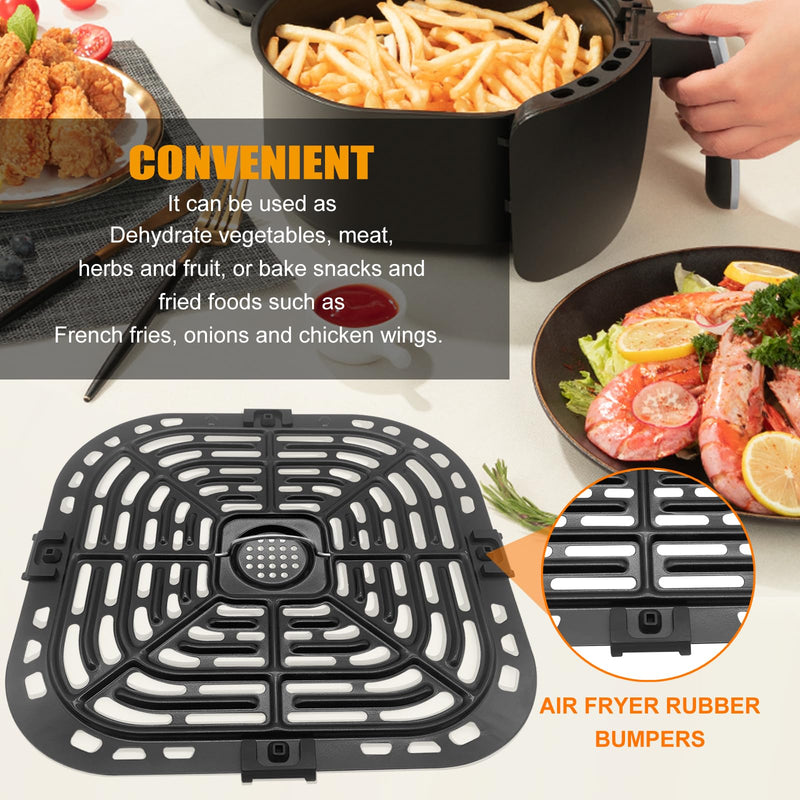 Air Fryer Replacement Tray for Instant Pot Vortex 6 in 1 6 QT Gourmia GAF685 GAF735 6 QT Air Fryer, Original Air Fryer Accessories Grill Pan Plate Crisper Plate Rack Parts,Dishwasher Safe
