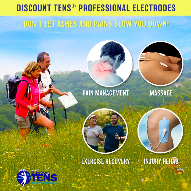 Discount TENS – EMPI Compatible TENS Electrodes, 8 Premium 2 x 2 Inch Self-Adhesive Replacement Pads for EMPI Units, Durable Reusable Electrodes for Focus, Respond Select, Epix and Empi Select 2x2 Inch (Pack of 8)
