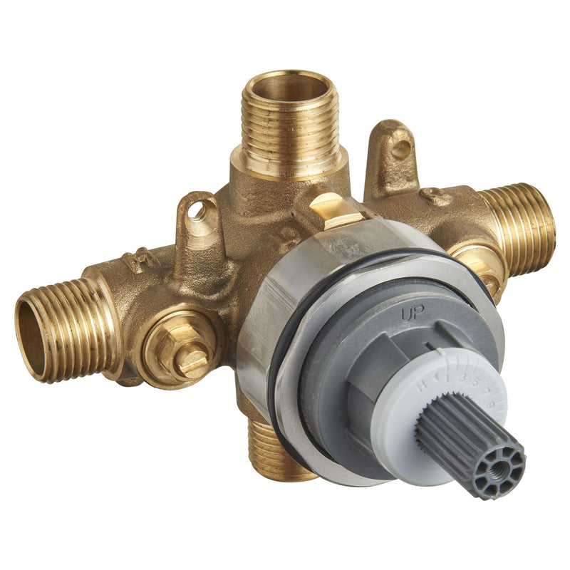 American Standard RU101SS Flash Shower Rough-in Valve with Universal Inlets and Outlets with Screwdriver Stops, Unfinished 47.17 cubic inches