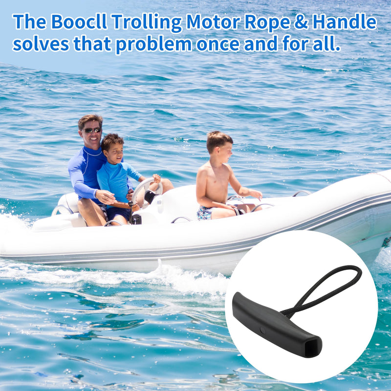 2Pcs MKA-45 Trolling Motor Rope & Handle, Lift and Release Rope for Maxxum and Edge Bow-Mount Trolling Motors -Compatible with Minn Kota Trolling Motor Parts,Sports & Outdoors