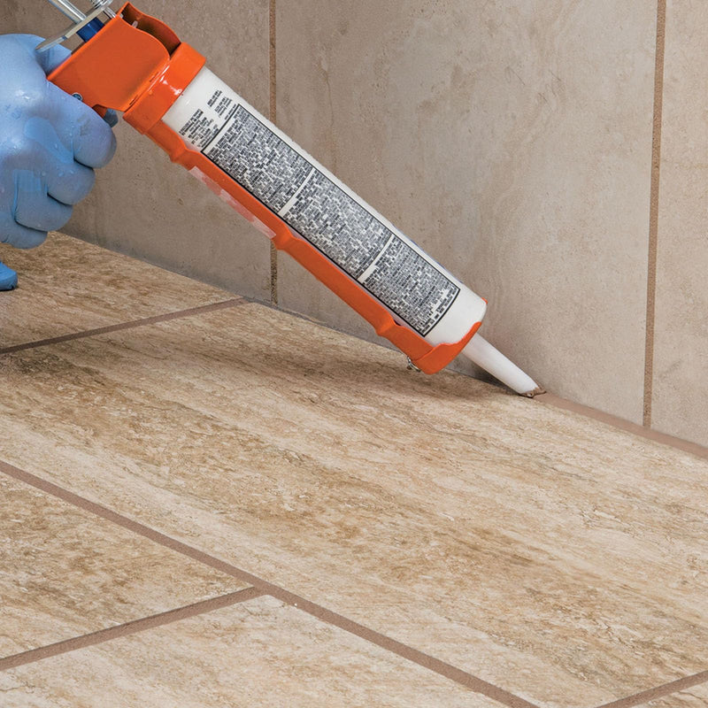Mapei Keracaulk S Premium, Paintable, Sanded, Siliconized Acrylic Caulk, Expertly Formulated to Match Grout Colors, 10 oz., 5038 Avalanche- Sanded