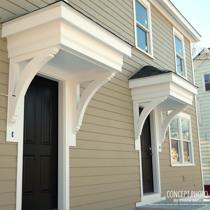 Ekena Millwork COR06X18X04HA 6 1/4-Inch W x 4 3/8-Inch D x 18 1/8-Inch H Hampshire Corbel
