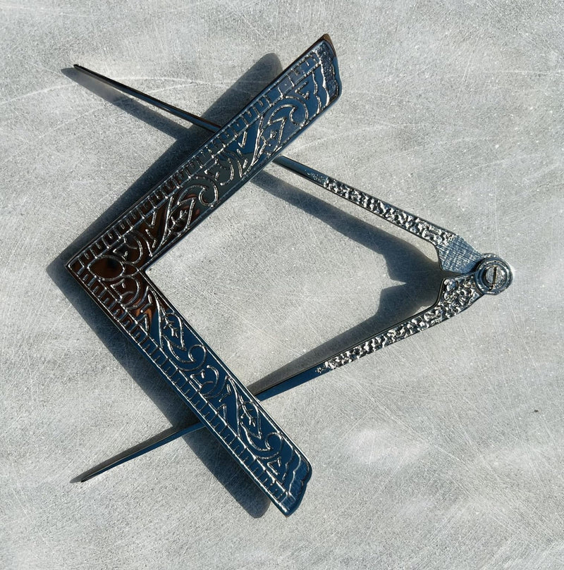 Masonic Lodge Ceremonial Large Freemason Square and Compass Premium Look