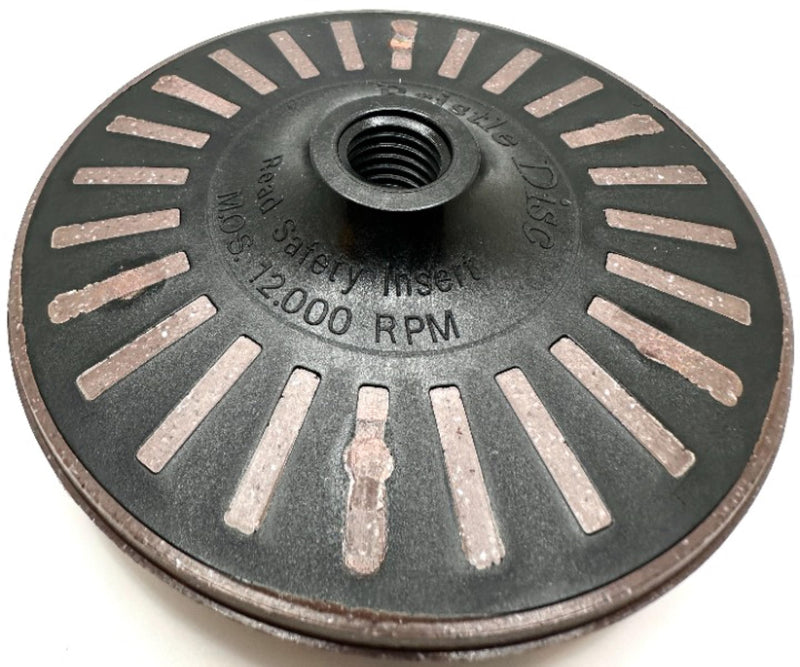 4-1/2” x 5/8”-11 36 Grit Brown Bristle Disc | Ceramic-Aluminum Oxide Abrasive Bristle Disc with 5/8”-11 Fast Change Hub | Remove Coatings Paint Rust Contaminants Weld Burn | Pack of 1 36 Grit (Brown)