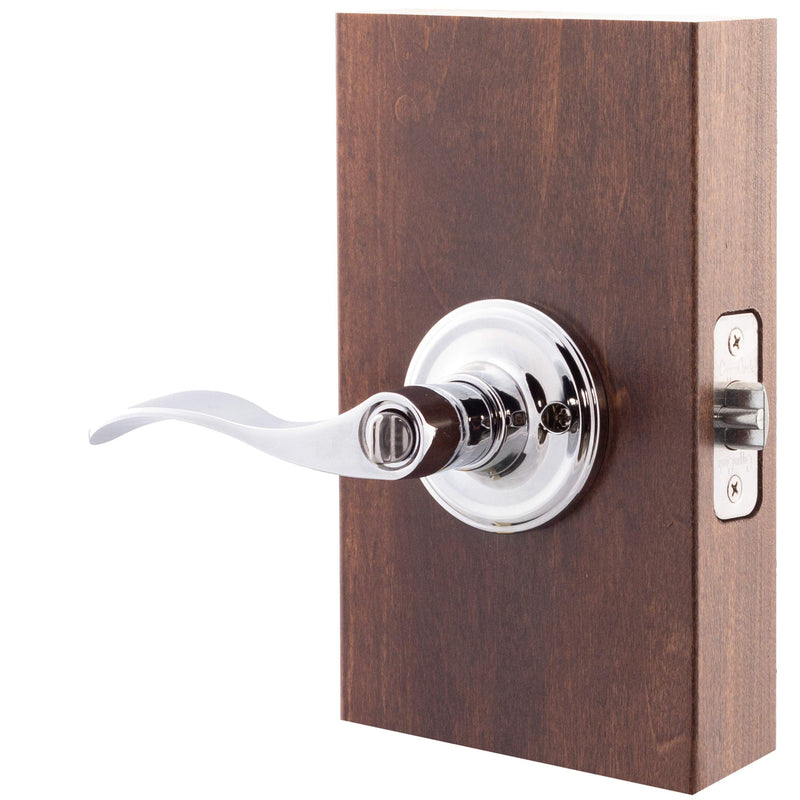 Copper Creek WL2240PS Waverly Lever, Polished Stainless Keyed Entry