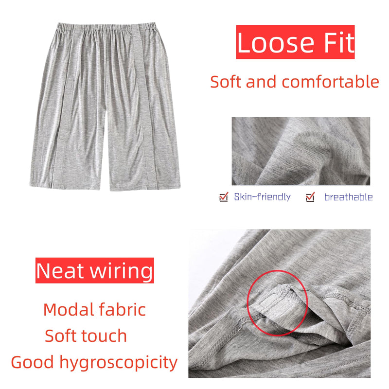 Bedridden Patient Clothing,Tearaway Disability Clothing for Post Surgery,Special Care Clothing,Suitable for Home Care,Post-Operative,Fractures,Rehabilitation Center,Elderly,Grey XX-Large Grey