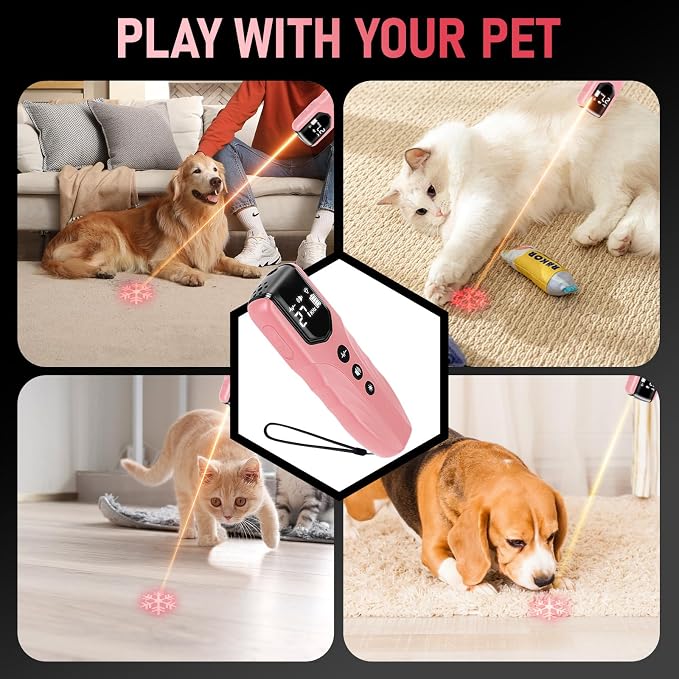 New Anti Barking Device,Dog Barking Control Devices,Rechargeable Ultrasonic Dog Bark Deterrent up to 16.4 Ft Effective Control Range Safe for Human & Dogs Portable Indoor & Outdoor(Pink) - NewNest Australia