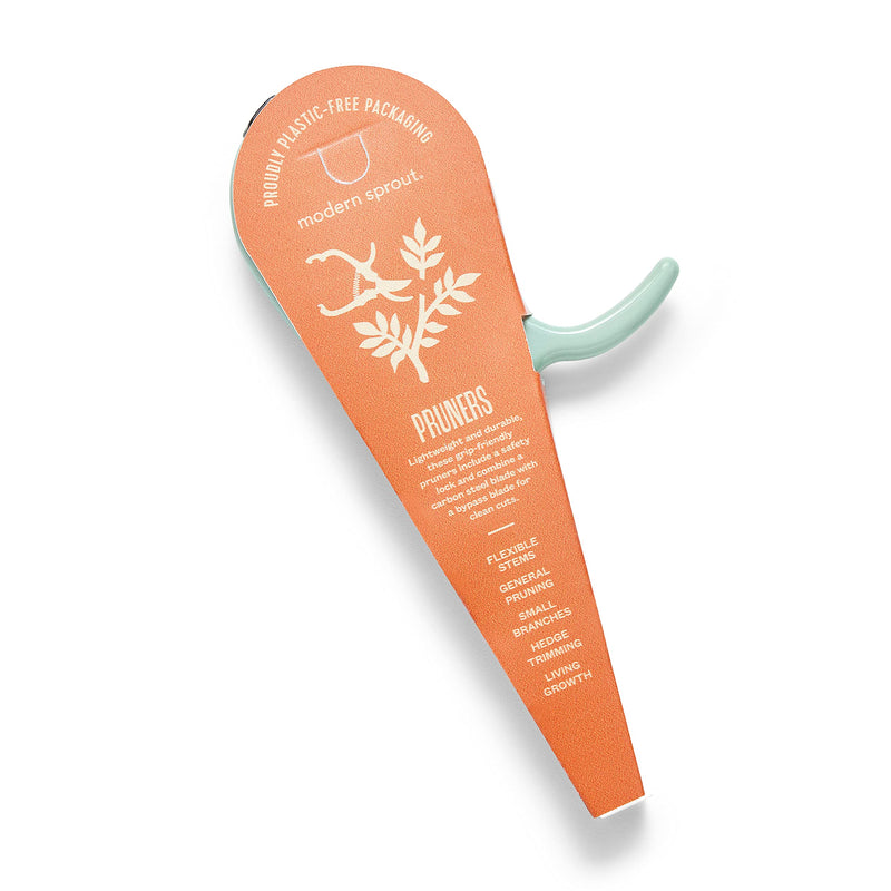 Modern Sprout Gardening Pruners, Lightweight, Durable, Green, One Size Sage