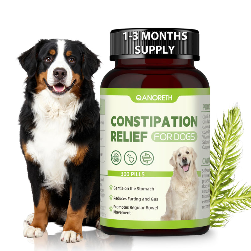 Dog Constipation Relief, Dog Laxative andDog Stool Softener – Herbal and Probiotic Supplement for Constipation Relief forDogs, DogGas Relief – Supports Digestion, Comfort, and Regular Poops
