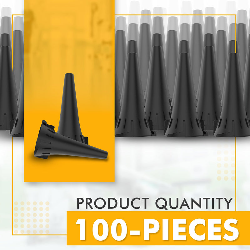 2.75 MM Disposable Ear Specula for Welch Otoscopes Compatible with All otoscopes of WEL ch-Allyn Universal Otoscope Speculums - Bag of 100 psc 2.75 MM 100 Count