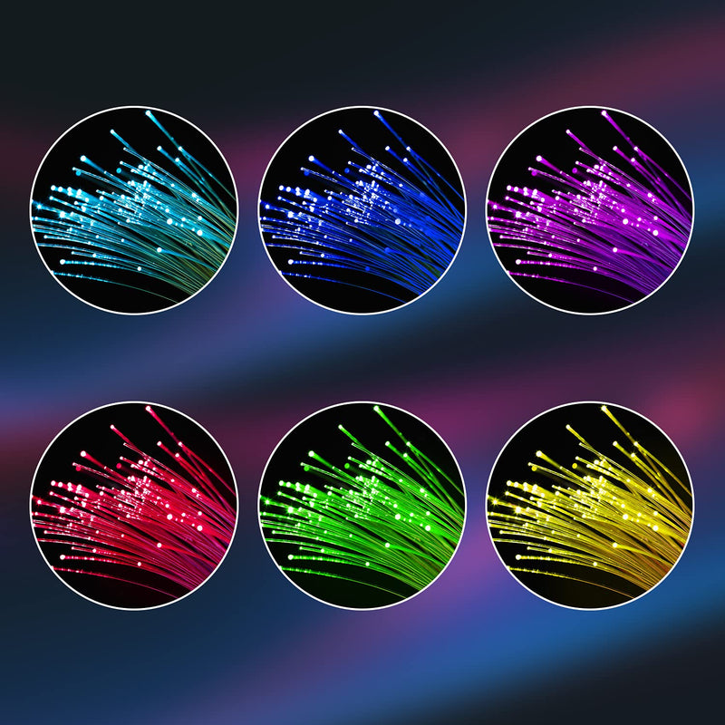 AMKI Plastic 0.08in/2mm Diameter 164ft(50Meter) PMMA Fiber Optic Roll End Glow Cable for All Kind Led Star Ceiling Light Kit