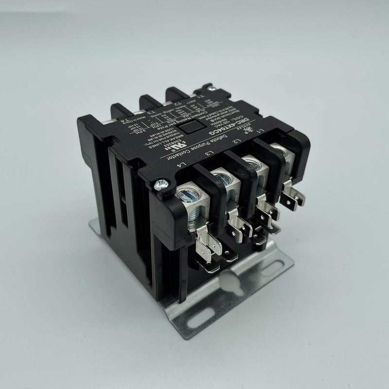SUNLEE 4 Pole 40 Amp 50 RES 120V Coil Contactor fits Siemens 42CF25AF Lighting Heating Refrigeration Contactor, UL Recognized & Approved for UL 60335 4P 40A 120VAC Coil Volt