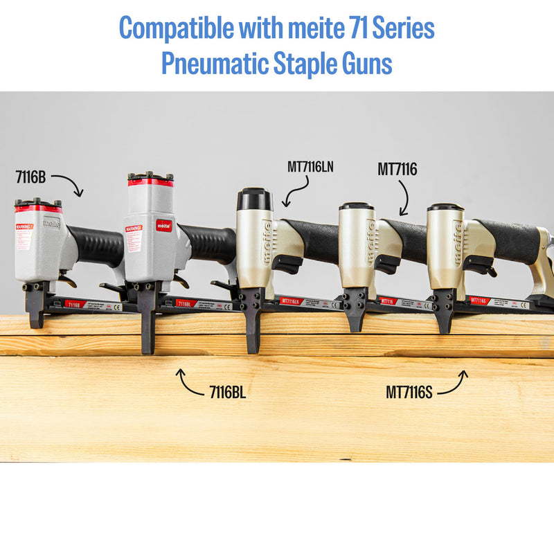 meite 22G71S516 22 Gauge 71 Series 3/8-Inch Crown 5/16-Inch Leg Length Galvanized Upholstery Staples for Fine Wire Staplers 10,020pcs/Box (1 Box) 1