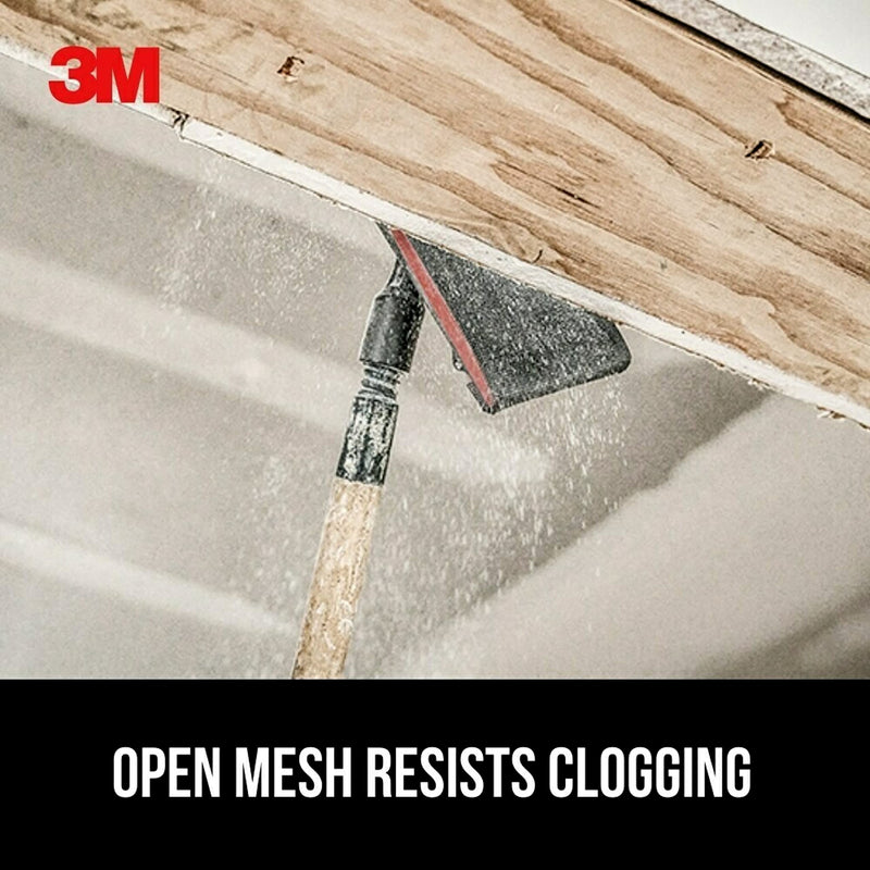 3M™ Drywall Sanding Screens, 9090NA-DC, Medium Grit, 4-3/16in x 11-1/4in, 2-Screen Pack, Open Stock