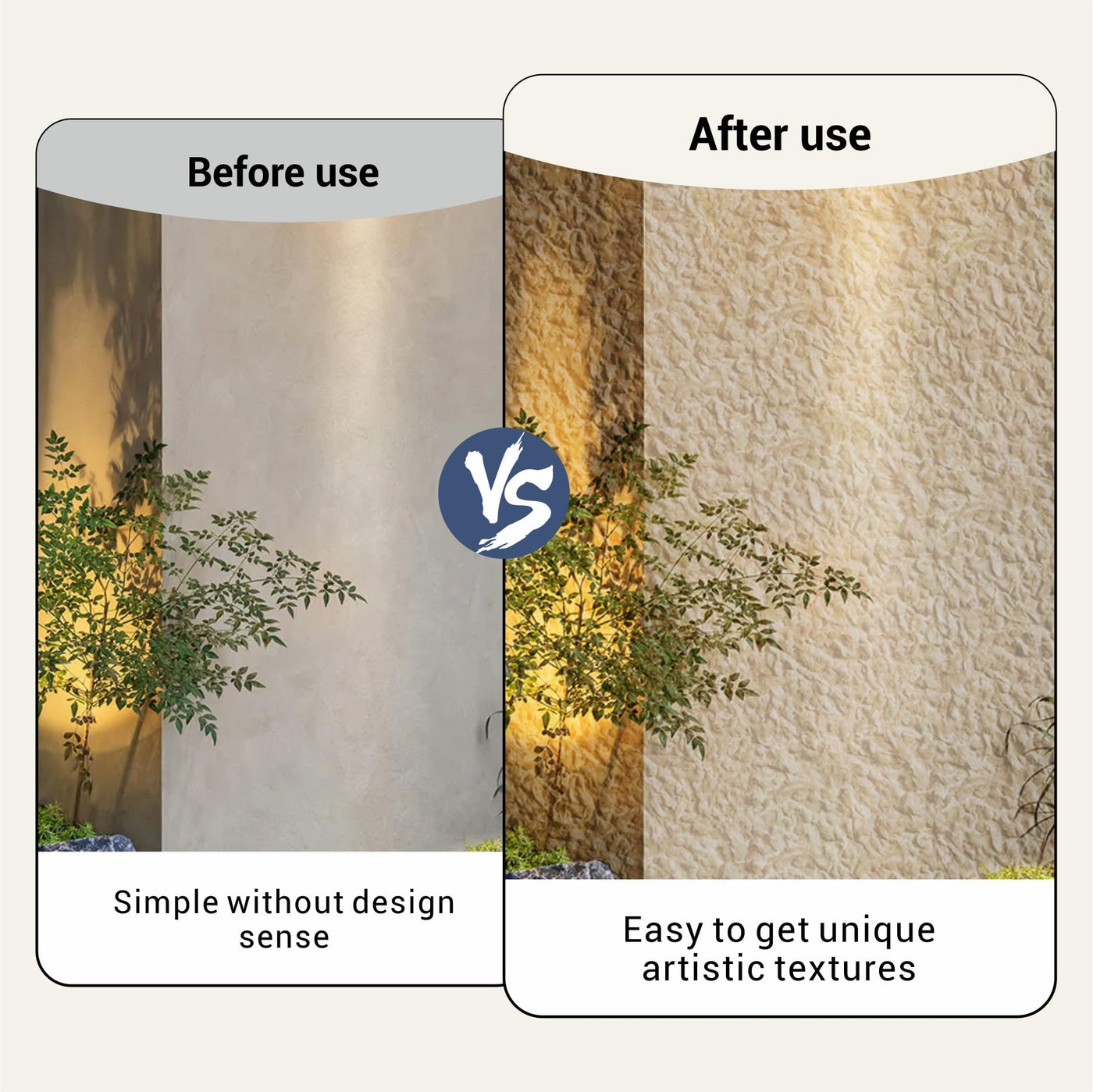 Nichiyo Concrete Texture Roller Stamp for DIY Stone Patio