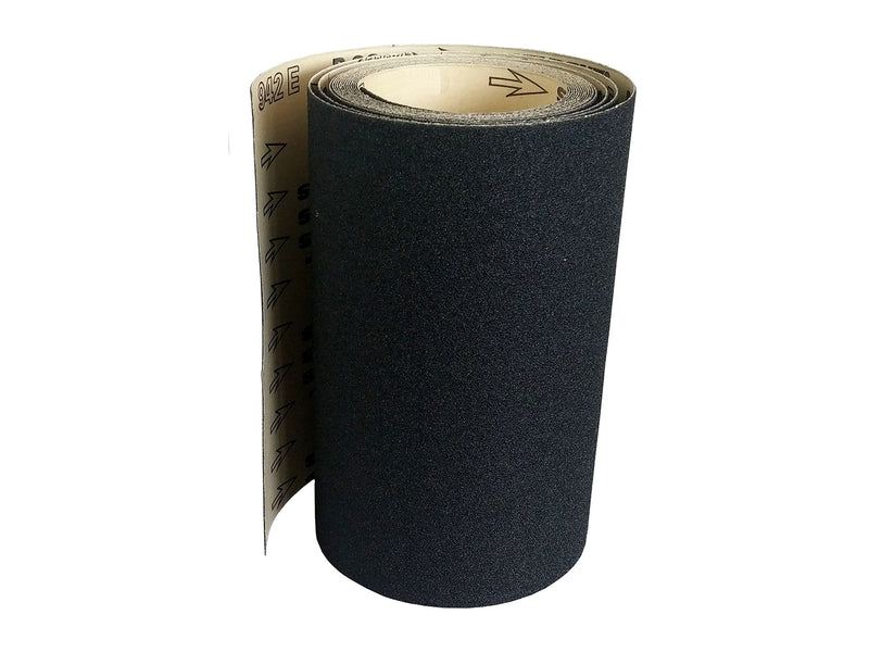 8 Inch x 5 Meters Starcke Sandpaper Rolls - 80 Grit Silicon Carbide Sand Paper Rolls, Heavy Duty Roll Sandpaper Sheets for Wood, Stone, Concrete and Plastics, Auto Sandpapers, Wood Floor Sanders