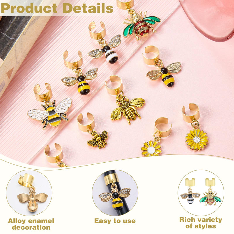 10 Pcs Stethoscope Charms for Nurses Personalized Stethoscope Charm with Daisy Flower Bee Pendants Gifts for Nurse Graduates Doctor Surgeons and Medical Assistant