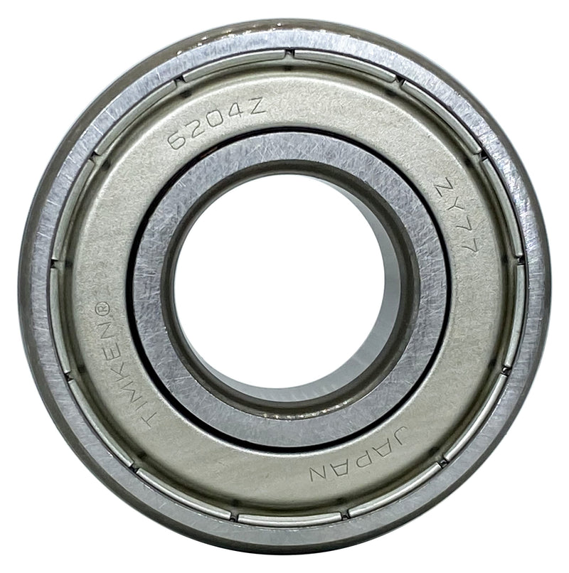 2PACK TIMKEN 6204-2Z Double Metal Seal Bearings 20x47x14mm, Pre-Lubricated and Stable Performance and Cost Effective, Deep Groove Ball Bearings