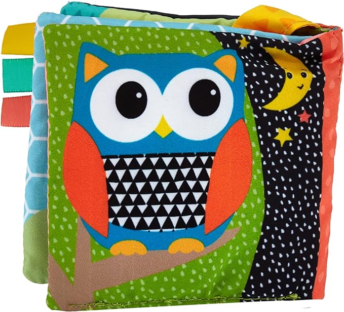 Infantino 005362 Shakashaka Animal Cloth Picture Book, 0 Months - 005362, Cloth Picture Book, Baby Toy Highchair Toy, Cloth Toy, Baby Shower Preparation, Baby Shower Gift - NewNest Australia