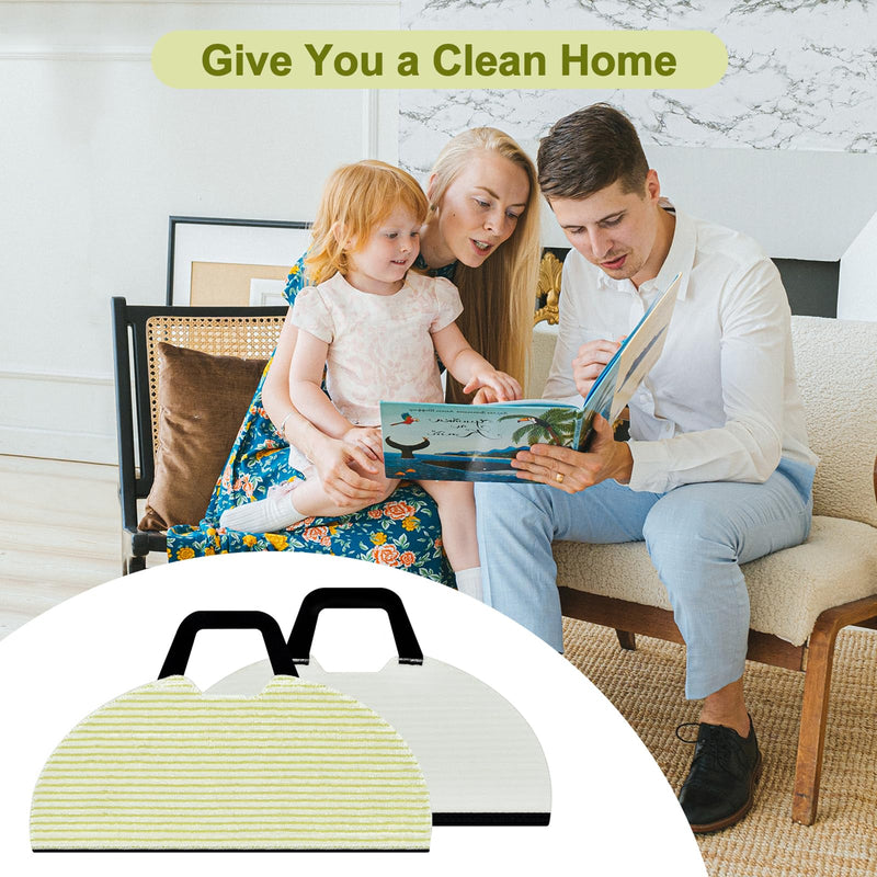 6 Pack Vacuum Mop Replacement Pads Compatible with Shark RV2610WA AV2610WA RV2620WD RV2610WFUS RV2410WD AI Ultra 2-in-1 Robot Vacuum,Vacmop Pads Refills,Washable Reusable Microfiber Soft Pads
