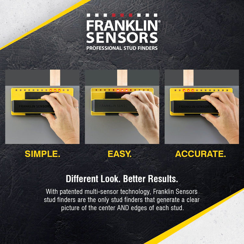 Franklin Sensors 710 Professional Stud Finder with 13-Sensors Wood & Metal Stud Detector/Wall Scanner, Made in the USA - NewNest Australia