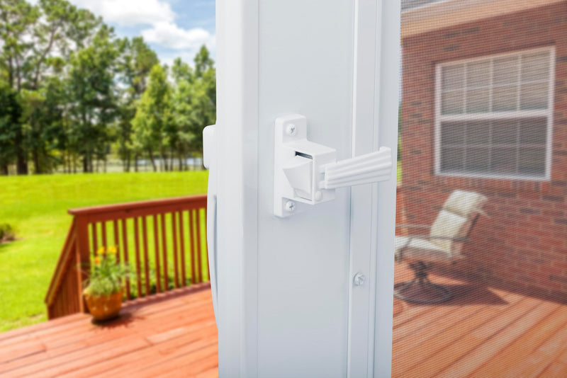 Wright Products VLANWH Lanai Corrosion Resistant Storm and Screen Door Hardware Kit, White