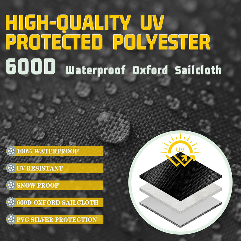 Engine Driven Welder Cover,600d Heavy-Duty Waterproof Oxford Fabric For 225/230/265/325 Engine Welder,30"Hx22"Wx42"D(Cover Only)