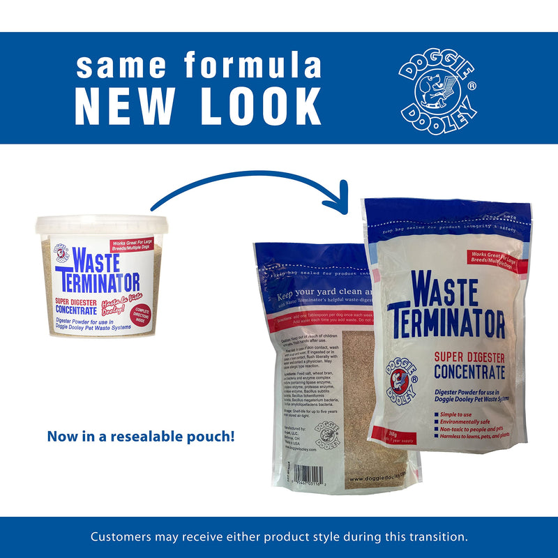 Doggie Dooley 3116 Waste Terminator, 1-Year Supply , 12.69 Ounce (Pack of 1) - PawsPlanet Australia