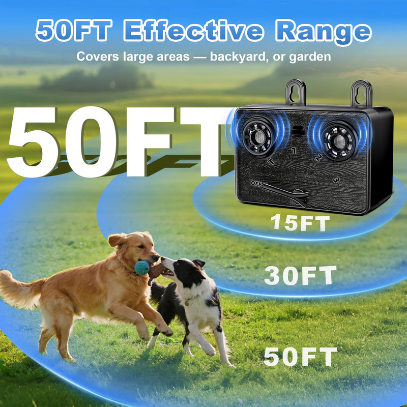 Anti Barking Device for Dogs,Bark Deterrent Device with 3 Frequency Modes & Flashlight, Dog Barking Deterrent Devices for Stopping Barking, Jumping & Bad Behavior, Indoor Outdoor Use Black