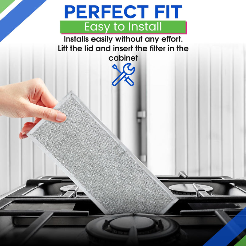 Downdraft Stovetop Filter Replacement for 71002111 Jenn Air Filter Downdraft 15.6” x 6.4” - Range Oven Filter Fits Into Jennair Downdraft Filter Vent and Protects the Stove Fan 6.4" x 15.7" x 0.2"