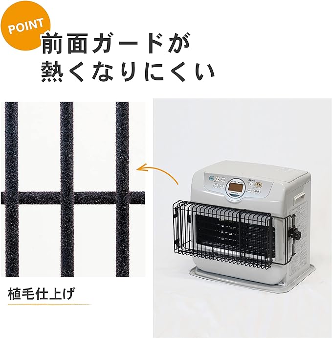 Green Life FG-49S Air Vent Gard Compatible with Petroleum Fan Heaters, Compact Type, White - NewNest Australia