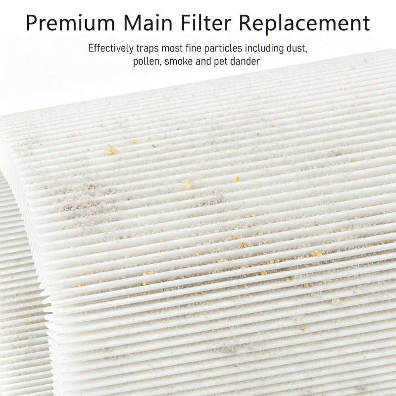 2 Pack DR-HAP008 Filters For DREO 338/338S(DR-HAP008/008S) Air Purifi-er