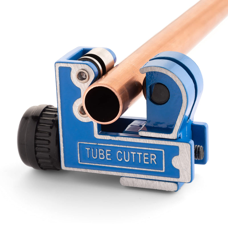 Loreso Copper Pipe Tubing Cutter - Mini Tube Cutter for 1/8" 1/4" 1/2" to 1 1/8" Inches For Copper Brass Aluminum & Thin Stainless Steel Pipes (3-28mm) OD- Mini
