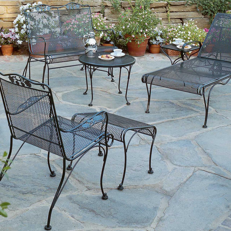 1-1/2" Wrought Iron Patio Furniture Feet Caps - Round Plastic Outdoor Metal Table and Chair Floor Protector Glide Replacement Parts (24 Pack) 24
