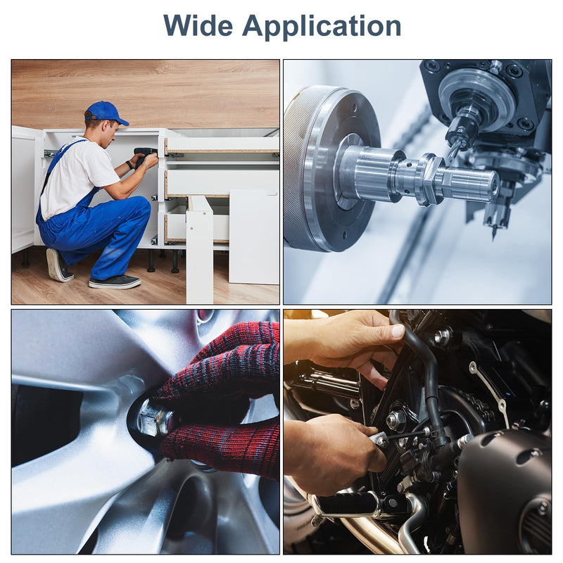 uxcell M10-1.5x8 Square Nuts, 304 Stainless Steel Coarse Thread Square Nuts Fasteners for Home Repairs and Professional Engineering, Silver, 10pcs M10-1.5x8mm 10