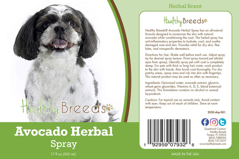 Healthy Breeds Shih-Poo Avocado Herbal Spray 17 oz