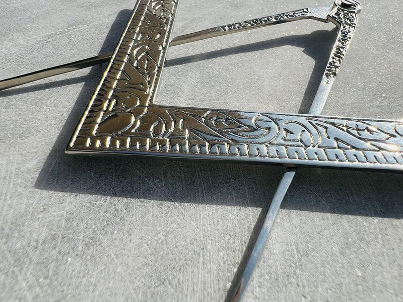 Masonic Lodge Ceremonial Large Freemason Square and Compass Premium Look