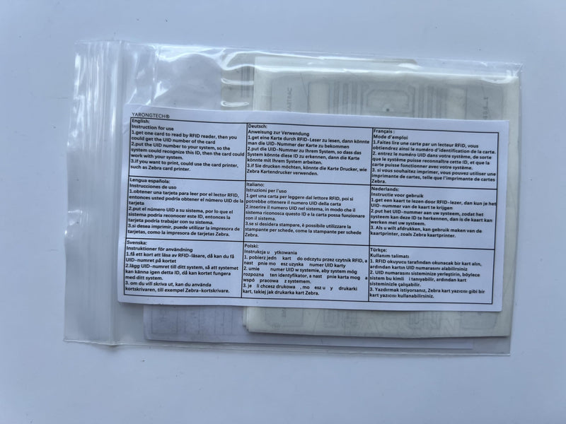 EPC C1 GEN2 ISO18000-6C Monza R6 73X17mm Long Distance Range RFID UHF Tag Inlay -20pcs - NewNest Australia
