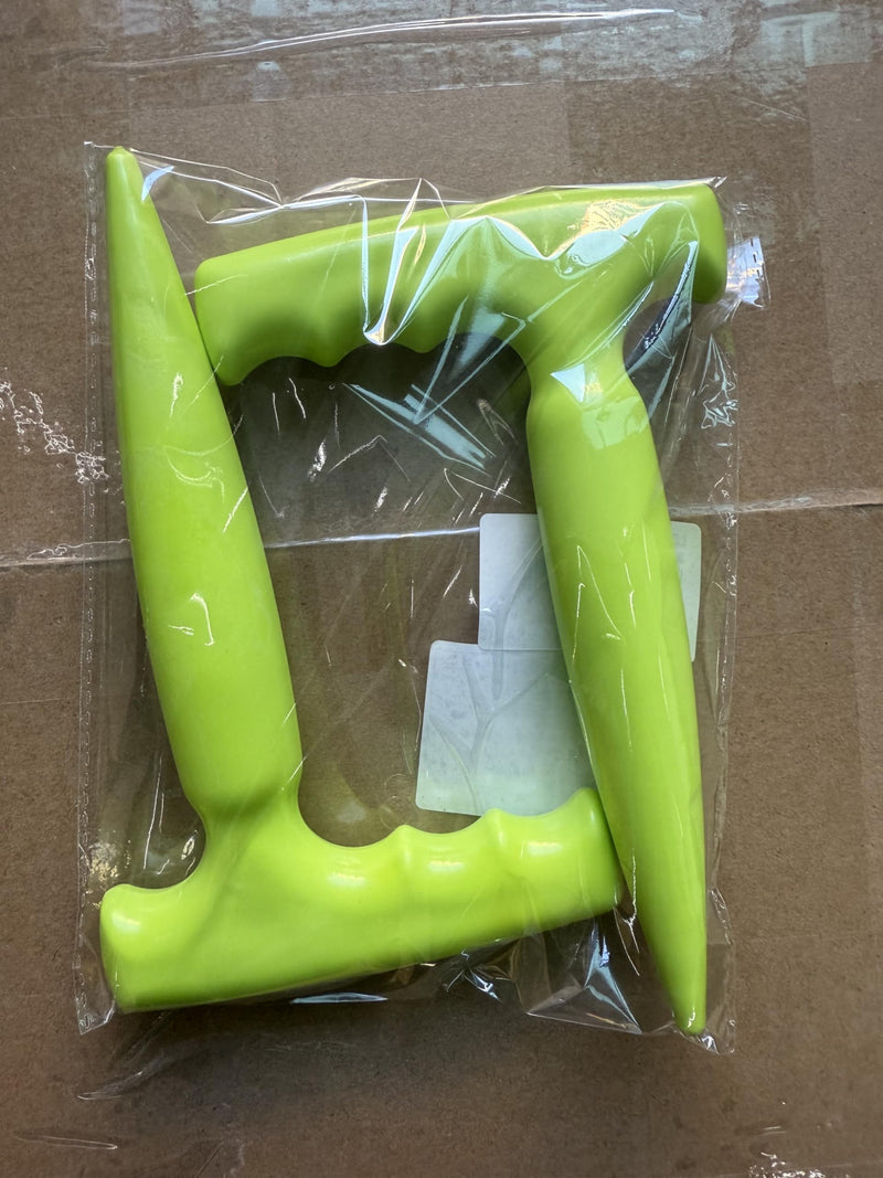 2 Pack Dibbler Gardening Tool with Measurements 6.9 inch Plastic Bulb Planting Tools with Handle Seed Dibber for Planting Bulbs Digging Gardening(Light Green)