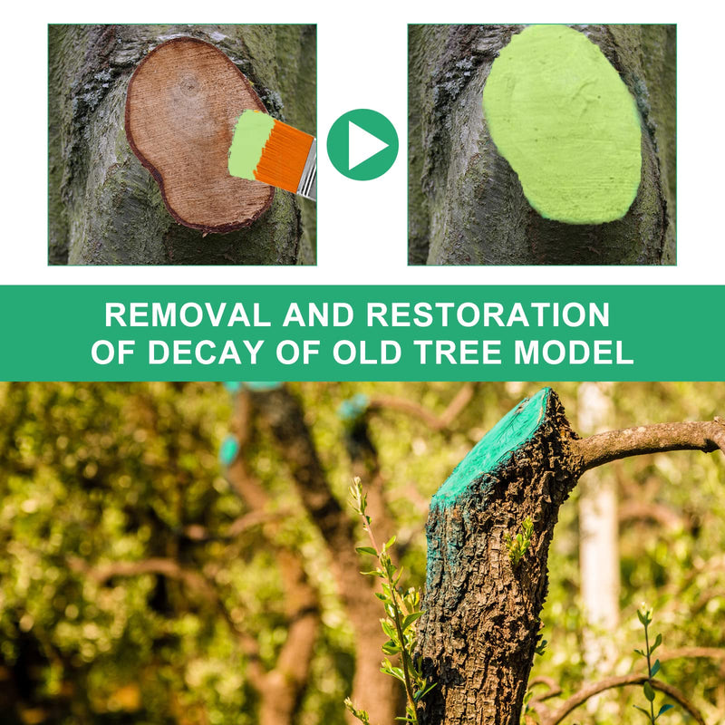 Tree Wound Pruning Sealer, Tree Wound Dressing with Brush, Tree Wound Sealer Healing Paste,Quick Recovery of Tree and Bonsai (1 PCS) 1 Pcs