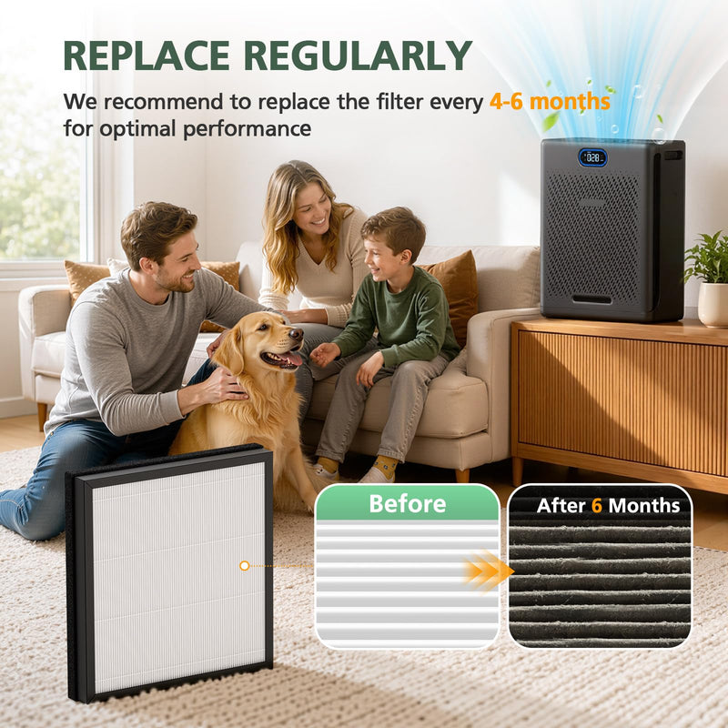 PX700 Air Purifiers Replacement Filter for Purivortex PX700 Air Purifier